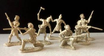 Barzso Mohawk Indians--seven figures in five poses--AWAITING RESTOCK. #0