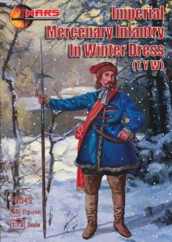 1/72 Thirty Years War Imperial Mercenary Infantry Winter Dress--48 figures 12 poses #0