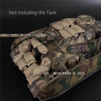 Sandbag of Panzer IV H--4 pieces exclusively fitting the War Park Panzer IV H #0