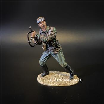 Das Reich SS Officer Leading the Charge (bandaged head), Battle of Kursk--single figure #0
