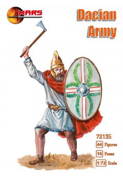 1/72 scale Dacian Army--44 plastic figures in 16 poses--TWO IN STOCK. #0