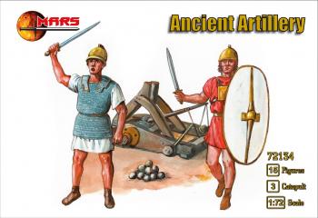 1/72 Ancient Artillery--15 figures and 3 catapults--TWO IN STOCK. #0