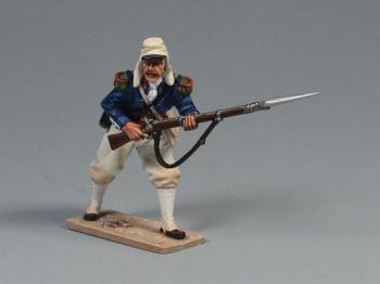French Foreign Legionaire Crouching Looking Around--single figure #0