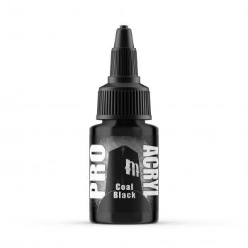 Pro Acryl Coal Black--22 mL bottle #0