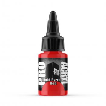 Pro Acryl Bold Pyrrole Red--22 mL bottle #0