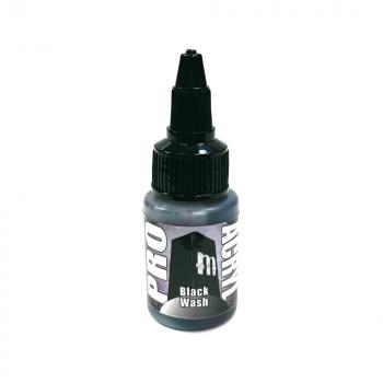 Pro Acryl Black Wash--22 mL bottle #0