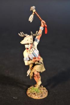 Beothuk Warrior Holding Knife and Stone Club, Skraelings, The Conquest of America--single figure #0