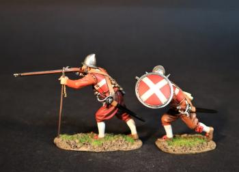 Two Maltese Militia, The Great Siege of Malta, 1565, The Crusades--two figures #0