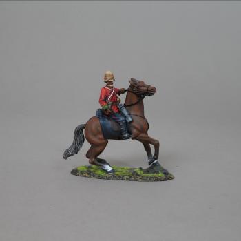 Mounted British Officer Firing His Pistol, The Scramble for Africa--single mounted figure--RETIRED--LAST ONE!! #0