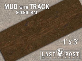 Mud with Track Scenic Mat (1'x3') #0