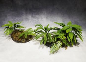 Jungle Plants (2 pack)--size of each base appr. 100mm x 70mm. #0