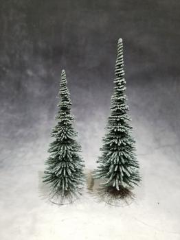 Fir Trees (Winter) (2 pack)--approx. 180mm and 230mm tall #0