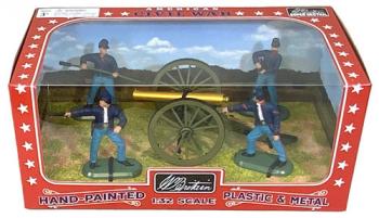 12 Pound Napoleon Cannon with 4 Union Artillery Crew--cannon and four figures #0