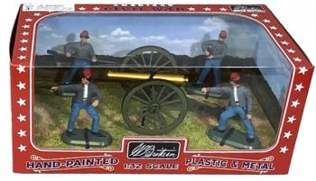 12 Pound Napoleon Cannon with 4 Confederate Artillery Crew--cannon and four figures #0