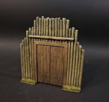 Gate, The Fur Trading Post, The Fur Trade--4 pieces (Model size:  5 .5 in. x 5 in. x 1.5 in.) -- LAST TWO! #0