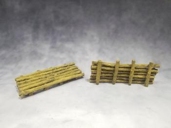 Palm Log Defences (Long) (2 pack)--100mm long x 45mm high #0