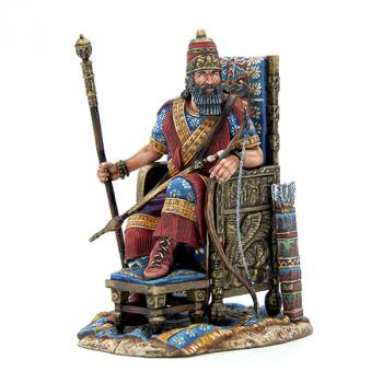 Assyrian King on Throne--single seated figure--AWAITING RESTOCK. #0