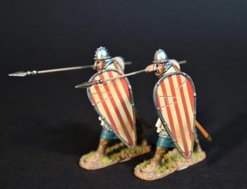 Two Spanish Spearmen Ready to Thrust, The Spanish, El Cid and the Reconquista--two figures #0
