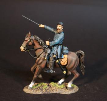 Colonel Arthur C. Cummings, 33rd Virginia Regiment, The Army of the Shenandoah First Brigade, The First Battle of Manassas, 1861, ACW, 1861-1865--single mounted figure #0