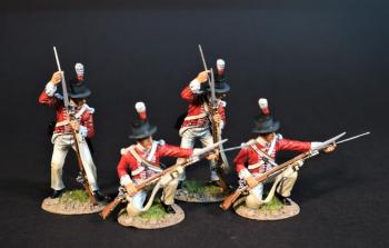 Four Line Infantry (2 standing ramming, 2 kneeling ramming), The 74th (Highland) Regiment, Wellington in India, The Battle of Assaye, 1803--four figures #0