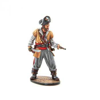 Pirate with Cutlass and Flintlock Pistol--single figure #0