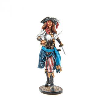 Female Pirate with Dual Cutlasses--single figure #0
