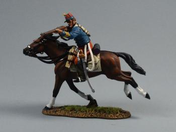 Chasseurs d'Afrique Trooper Advancing Firing--single mounted figure with carbine #0