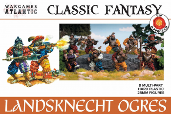 28mm Classic Fantasy: Landsknecht Ogres (9) #0