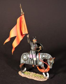 Bargir Standard Bearer, Maratha Cavalry, The Maratha Empire, Wellington in Indian, The Battle of Assaye, 1803--single mounted figure #0