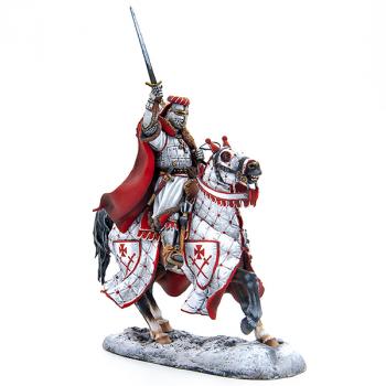 Mounted Dietrich von Grüningen, Livonian Master--single mounted figure #0