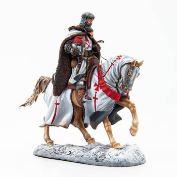 Mounted Teutonic Knight, Livonian Order--single mounted figure #0