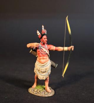 Powhatan Warrior Standing Firing Bow, The Powhatan, The Conquest of America--single figure #0