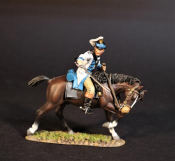 Colonel William Washington, Third Continental Dragoons, American Continental and Militia Dragoons, The Battle of Cowpens, January 17th, 1781, The American War of Independence, 1775–1783--single mounted figure #0