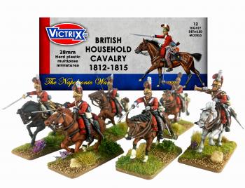 28mm British Household Cavalry--makes twelve figures #0