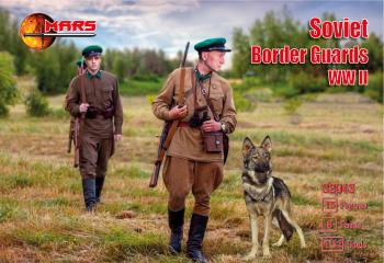 Image of Soviet Border Guards WWII--15 figures in 8 poses--FOUR IN STOCK.