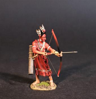 Powhatan Warrior Standing Drawing Bow, The Powhatan, The Conquest of America--single figure #0