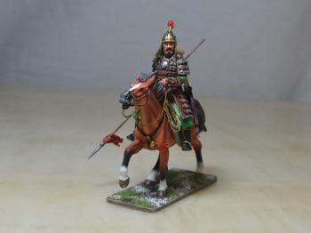 Mounted Mongol Warrior--single mounted figure with spear #0