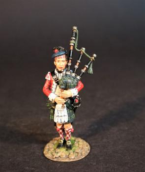 Piper, 1st Battalion, 71st Regiment of Foot, The British Army, The Battle of Cowpens, January 17, 1781, The American War of Independence, 1775–1783--single figure #0