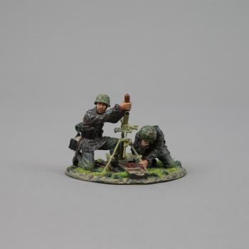 80mm SS Camo Mortar Team--two German WWII figures on single base--RETIRED--LAST FOUR!! #0