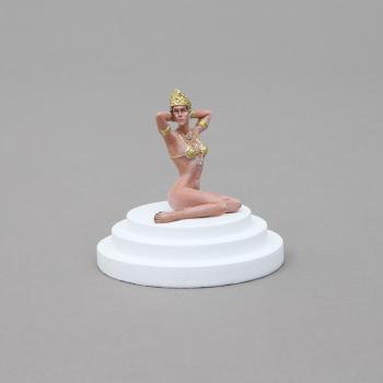 Mati Hari (August 7, 1876 - October 15, 1917), Myths, Legends, and Biblical--single dancer figure posing on plinth -- LAST TWO! #0