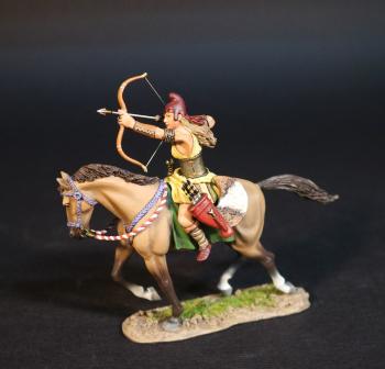 Derimacheia (readying to fire), The Amazons, Troy and Her Allies, The Trojan War--single mounted figure #0