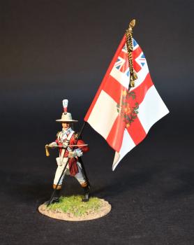 Standard Bearer with Regimental Flag, The 74th (Highland) Regiment of Foot, Wellington in India, The Battle of Assaye, 1803--single figure with flag #0