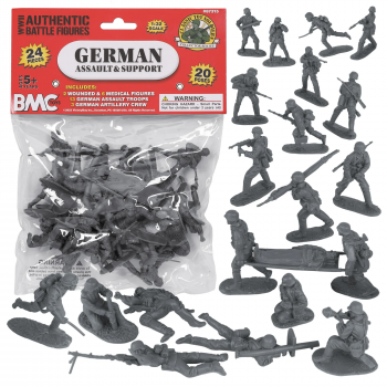 54mm CTS WW2 German Assault & Medical Support 24pc Gray #0