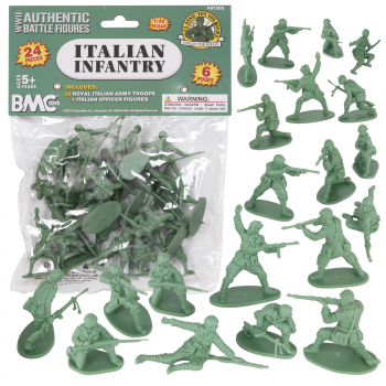 54mm CTS WW2 Italian Soldiers 24pc Gray-Green #0