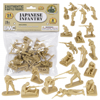 54mm CTS WW2 Japanese Soldiers 24pc Tan #0