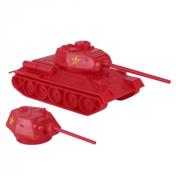 54mm CTS WW2 Russian T-34 Tank Red #0