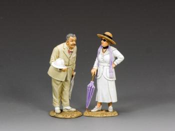 "Death on the Nile" Duo, Death on the Nile--two figures (Hercule Poirot and Mrs. Marie Van Schuyler) #0