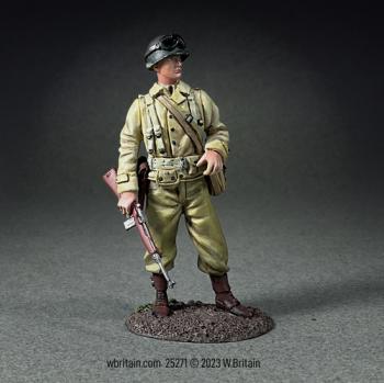 U.S. Armored Infantry Company Officer with M1 Carbine--single figure #0
