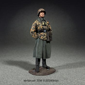 German Waffen SS Officer in Greatcoat and Smock, 1941-45--single figure #0
