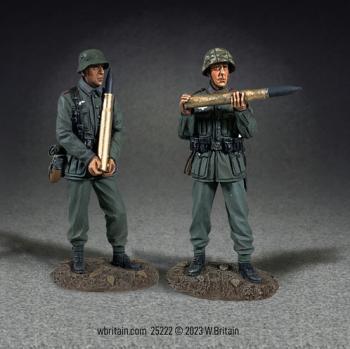 "Preparing for Action, No.1"--Two Members of a German 88 Flak Gun--two figures #0